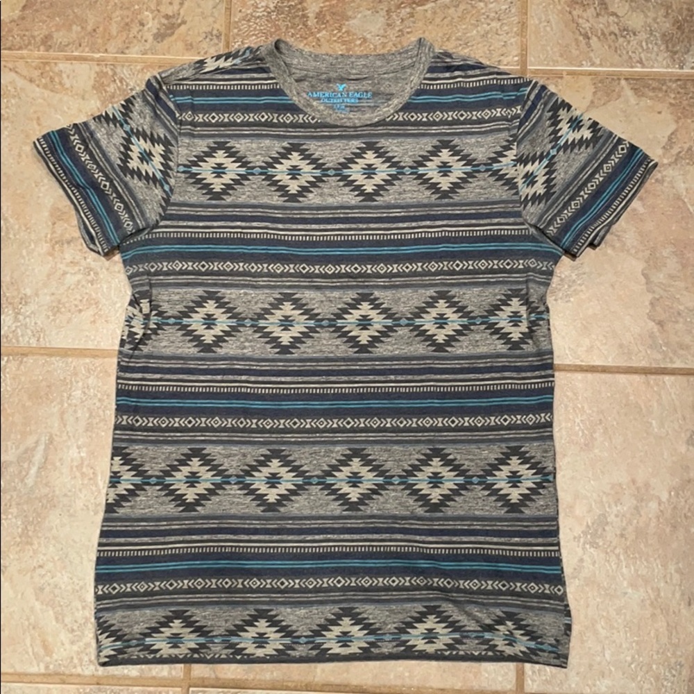 American Eagle Aztec Print T-Shirt